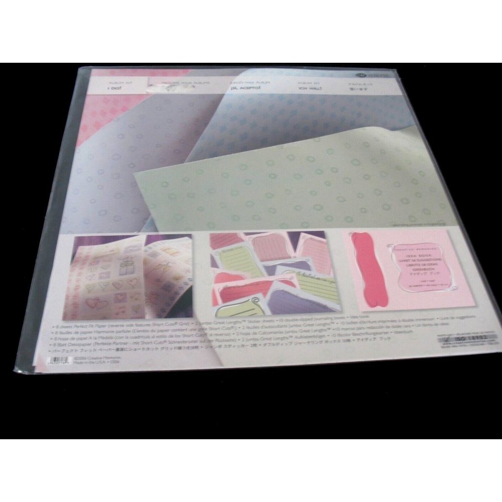 Creative Memories Perfect Fit 12x12 I DO! Scrapbook Album Kit- NEW!!!
